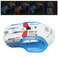 thumbnail image 1 of Souris de Jeu 10 Touches Macro Programmable, Filaire 2,4G BT 3 Modes de Connexion, Souris de Jeu Ergonomique avec DPI Réglable Lumière RVB pour Win IOS Android, 1 of 8