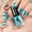 Blue, variant on Ayyufe 6ml Metallic Chrome Mirror Effect Sexy Nail Art Polish Varnish Manicure Tool