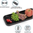 thumbnail image 2 of 2 Pack Small Silicone Sink Tray, Sosmar Sponges Holder Washing Up Liquid Tray, 2 of 5