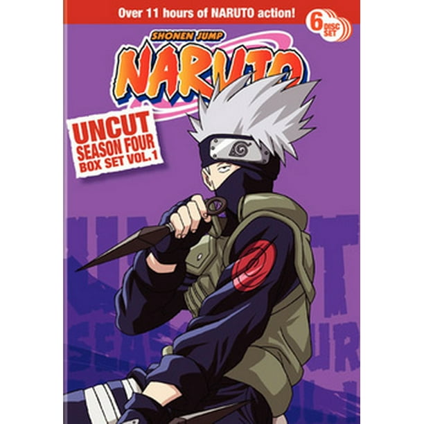 Naruto Uncut Season 4 Volume 1 Dvd Walmart Com
