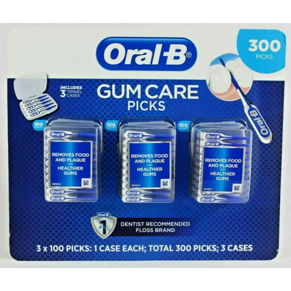 ORALB Gum Care Picks 300 Picks 1 Dentist Floss with 3