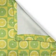 thumbnail image 6 of Ambesonne Lime Green Valance & Curtain, Lemon Lime Pop Art, 55"x30", Yellow Lime Green, 6 of 6