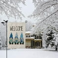 thumbnail image 5 of AVOIN Welcome Buffalo Check Plaid Gnomes Garden Flag Vertical Double Sided, Jewish Hanukkah Menorah Yard Outdoor Decoration 12.5 x 18 Inch, 5 of 7