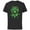 Black, variant on Disney Muppets Kermit the Frog in Clovers St Patrick’s Day - Short Sleeve Cotton T-Shirt for Adults - Customized-Black