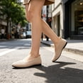 thumbnail image 6 of CHICVOMEY Women's Knit Pointed-Toe Flats Shoes - Comfortable Slip On Casual Walking Flats for Work Office, 6 of 8