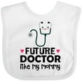 thumbnail image 3 of Inktastic Future Doctor Like My Mommy Girls Baby Bib, 3 of 4