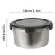 thumbnail image 1 of Bol De Acero Inoxidable Para Mezclar, Recipiente Para Almacenar Alimentos, Bol Para Preparación De Alimentos, Apto Para Refrigerador, Microondas Y Lavavajillas, Reutilizable Con Tapa., 1 of 7