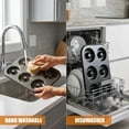 thumbnail image 2 of 2-Pack 6-Cavity Nonstick Donut Pans – Deepened Carbon Steel, Oven Safe to 450°F, Dishwasher Safe, 2 of 7