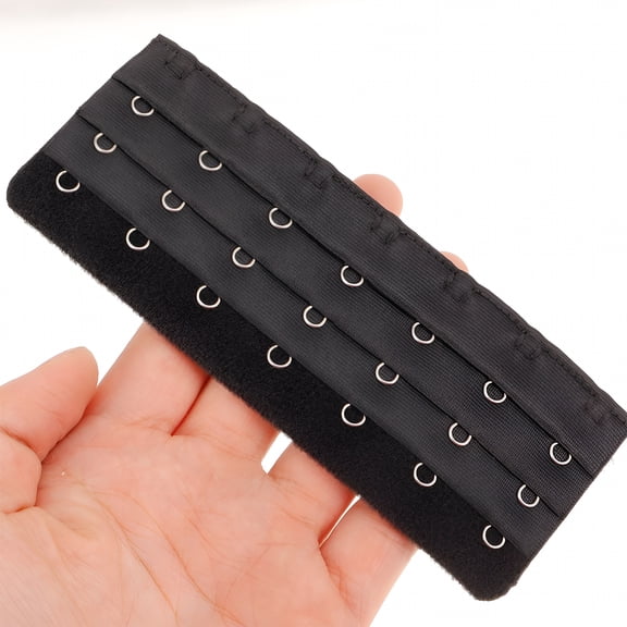 TELOLY 8pcs Bra Extenders 7 Hooks Bra Extension Kit Elastic Extension Straps Bra Supplies