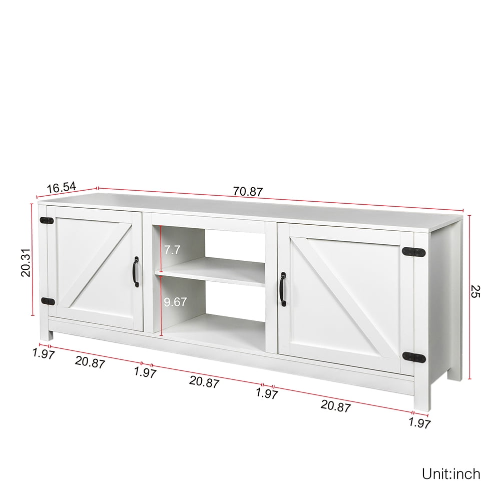 Kadyn Wood TV Stand, TV Stand Console with Storage, TV Entertainment Center for Home, White Kadyn Wood TV Stand, TV Stand Console with Storage, TV Entertainment Center for Home, White