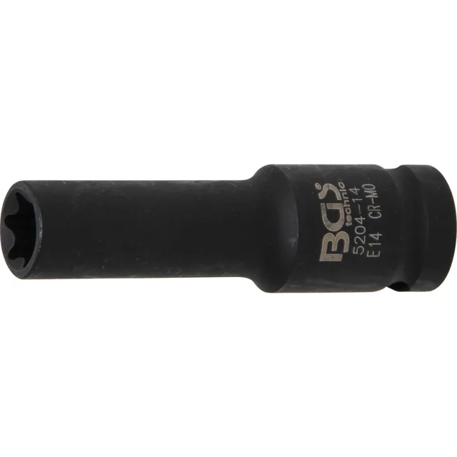 DADO DE IMPACTO E-TORX LARGO 1/2" | E14 | BGS 5204-14