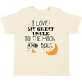 thumbnail image 3 of Inktastic I Love My Great Uncle To The Moon and Back Boys or Girls Toddler T-Shirt, 3 of 5