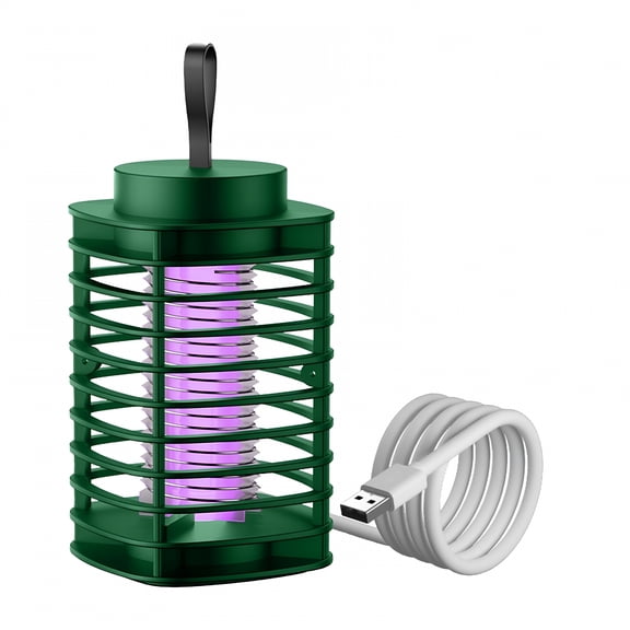 HIBIBUD Upgraded Electric Fly Zapper,3 in 1 Bug Zapper Outdoor&Indoor,Compact Bug Zapper with Light,Small Fly Insects Lamp Trap for Outdoor Garden,Yard