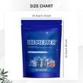 thumbnail image 3 of Ice Melter Blend Ice Melt, Green-Coated Deicer Crystals, 3.53oz(100g) - Safer Melter for Vegetation, Concrete & Metals w/ Anti-Corrosion Calcium Magnesium Acetate, 3 of 8