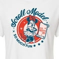 thumbnail image 3 of Disney - Scroll Model - Juniors Cropped Cotton Blend T-Shirt, 3 of 5
