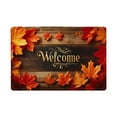 thumbnail image 2 of Thanksgiving Doormat, Welcome Fall Non-Slip Entry Mat with Pumpkin Maple Leaf Design for Front Door Home Decor(A-S), 2 of 4