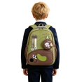 thumbnail image 3 of Miaoju Cute Cartoon Backpack for Ages 2-6, Waterproof Lightweight Bookbag,School Daypack for Travel, Green, 3 of 5