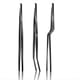 thumbnail image 1 of 3 Pinzas Finas de 30 cm, Pinzas de Cocina Extralargas de Acero Inoxidable, Puntas Multifunción para Servir en la Cocina., 1 of 5