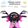 thumbnail image 4 of Moto Montable Costway para Niños 6 V Rosa con 3 Ruedas Música Incorporada, 4 of 7