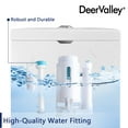 thumbnail image 4 of DeerValley DV-1F52508 One Piece Toilet 1.1/1.6 GPF Dual Flush Compact Elongated Toilets Ceramic in White, 4 of 16