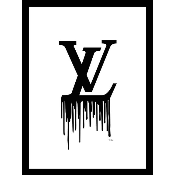 Venice Beach Collection's Fashion Drip Logo 14x18 Framed Print