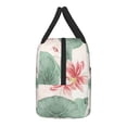 thumbnail image 4 of YFYANG Portable Waterproof Insulated Lunch Bag, Vintage Watercolor Lotus Pattern Reusable Cooler Bag / Picnic Bag for Adults Teens, 4 of 9