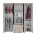 thumbnail image 2 of Closet Armable Bariloche Excelsior Humo Madera Armario, 2 of 3