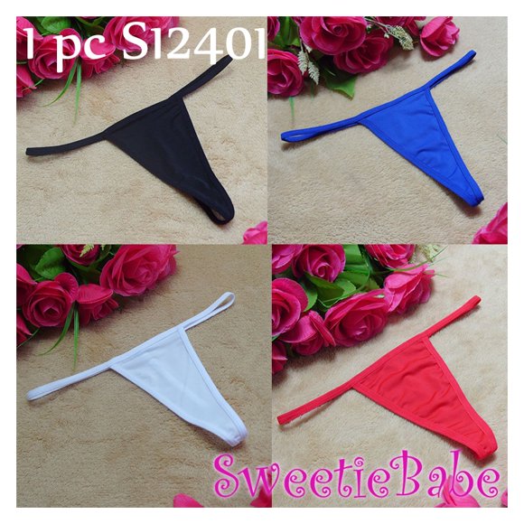 S12401 Sexy Little T-Back Lingerie Underwears for Women 4 pcs/pack