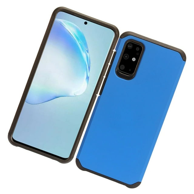 Samsung Galaxy S20 (6.2 inch) Phone Case Protective Tuff Hybrid Drop Protection Shockproof Armor Dual Layer Frame Heavy Duty Rubber Rugged Silicone Gel TPU Case BLUE Cover for Samsung Galaxy S20