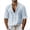 Blue#men's long sleeve button shirts, variant on Mens Casual Tops Long Sleeve Cotton Gauze Shirts Button Down Solid Plain Band Collar Summer Beach Hippie Vacation Shirt Blue,XL