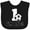 AB-Black, variant on Inktastic First Birthday Soccer 1 Year Old Boys or Girls Baby Bib