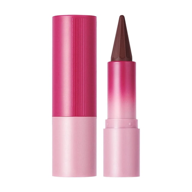 Rouges à Lèvres pour Femmes Rouge à Lèvres Crayon à Lèvres Deux en un 6 Couleurs Longue Durée Crayon à Lèvres Pointu Bordure Stylo à Lèvres