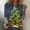 #304-Red, variant on Craaazy Christmas Shirts Womens Round Neck Long Sleeve Christmas Printed Shirts Gifts