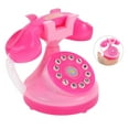 thumbnail image 4 of 1Ensemble Téléphone Rétro Rose pour Enfants avec Forme de Téléphone Rotatif et Jeu Imaginatif, 4 of 9