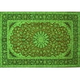 thumbnail image 1 of Ahgly Company Indoor Rectangle Medallion Green Traditional Area Rugs, 2' x 4', 1 of 1