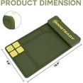 thumbnail image 2 of Adoreal Gun Cleaning Mat, Pistol Mat, Anti-Slip Rubber Gun Mat, Magnetic Pistol Cleaning Pad with Integrated Box 15.9" x 9.8"(Army Green), 2 of 6