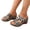 Camouflage, variant on Wedge Sandals for Women Leopard Print Slip On Leather Platform Slide Lightweight Non Slip Beach Slippers Silver Size 7