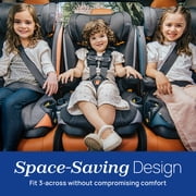 Chicco MyFit® ClearTex® 2-in-1 Forward-Facing Harness Booster Car Seat for Toddlers - Obsidian (Black)