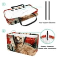 thumbnail image 4 of Kangaroo Large Capacity Reusable Oxford Cloth Storage Bin: Foldable Storage Bag, Picnic Basket, and Storage Box, 4 of 7