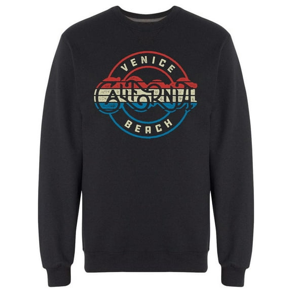 Venice Beach La Urban Stamp Sweatshirt Men -Image by Shutterstock, Male x-Large