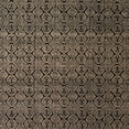 thumbnail image 1 of Ahgly Company Machine Washable Indoor Square Abstract Dark Almond Brown Area Rugs, 8' Square, 1 of 7