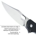 thumbnail image 4 of CRKT Pilar IV Everyday Carry EDC Pocket Folding Knife with Frame Lock: D2 Plain Edge Blade, G10 Handle, Pocket Clip, 5321, 4 of 6