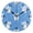 Black, variant on Blue French Fries Pattern Wall Clock 10in Round Artistic Oil Painting Home Decor Desk Table Clock