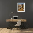 thumbnail image 3 of Fitzharris, Tim 25x32 White Modern Wood Framed Museum Art Print Titled - Zebra, 3 of 4