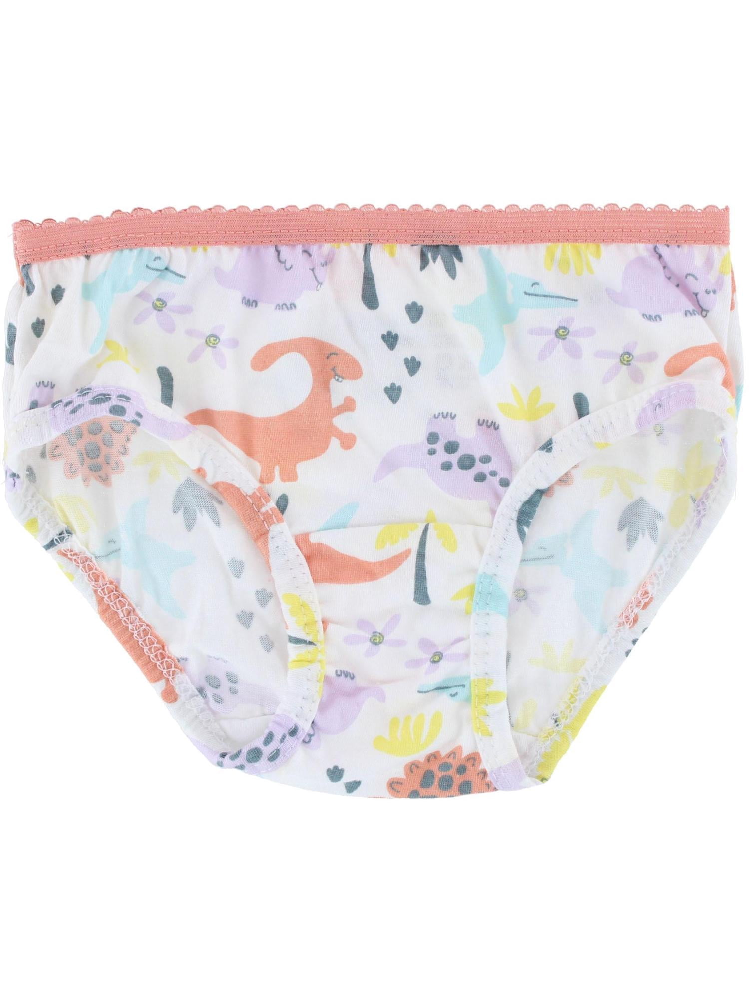 Fruit of the Loom Toddler Girl EverSoft Cotton Hipster Underwear, 10 Pack, Sizes 2T-5T
