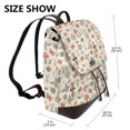 thumbnail image 2 of Easygdp Forest Mushrooms Insects Mochila de Cuero para Mujeres, Bolso de Hombro, Bolsos de Mano de Moda para Trabajo y Viajes, 2 of 4