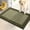 Budding Green & Sage Green, variant on Lanola Dirt Trapping Door Mat, Non-Slip Washable Indoor Entrance Mat, Super Absorbent Dog Doormat for Muddy Shoes and Paws
