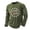 Army Green-02, variant on 250Th America Men's Casual Sporty Color Long Sleeve Athletic Crew Neck Daily Wear 4Th of July Mens Shirt Navy XXL