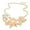 Pink, variant on AYYUFE Women Bib Statement Necklace Resin Elegant Flower Chain Pendant Choker Bib Statement Collar Necklace Fashion Jewelry for Party Banquet Wedding