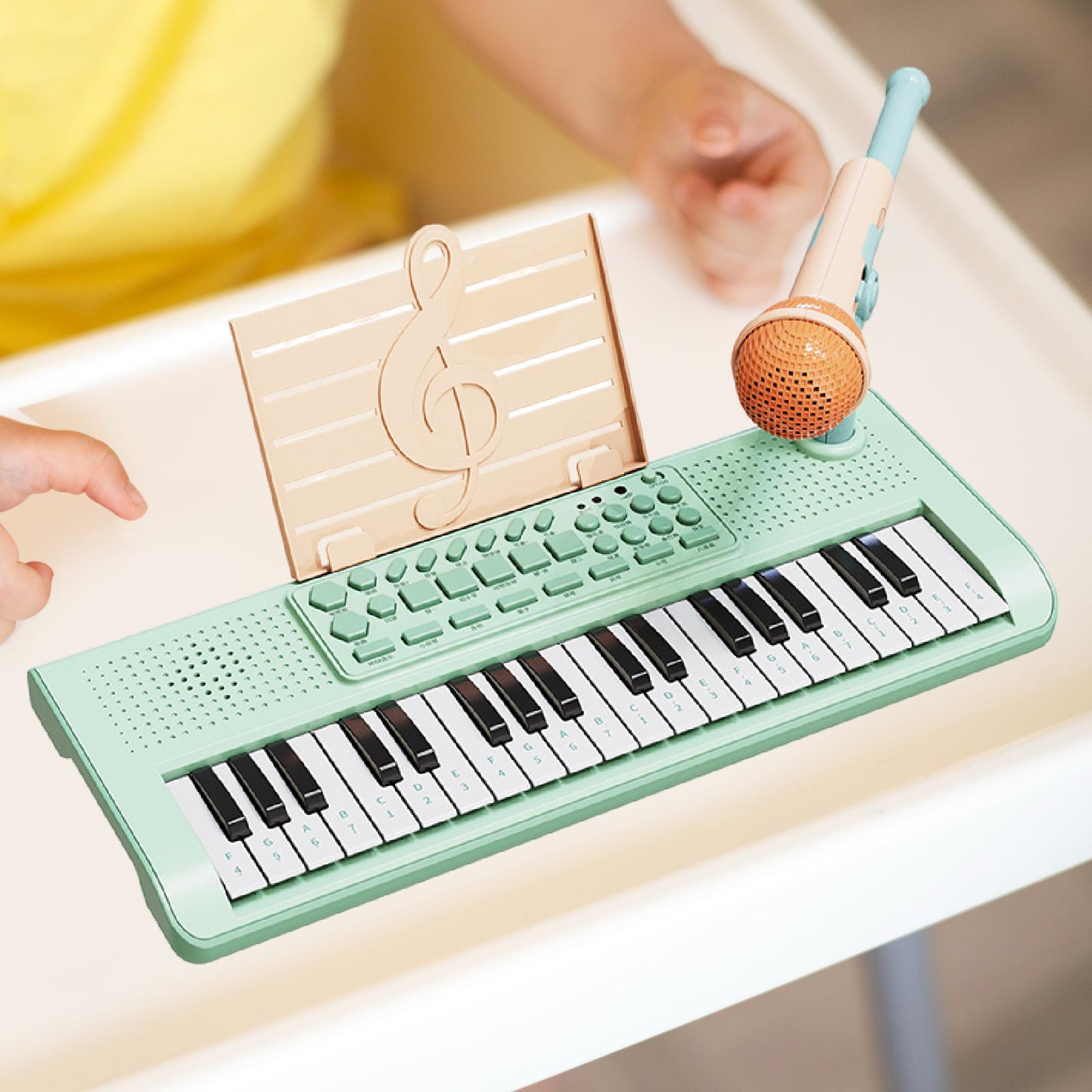 Music Keyboard Piano Educational Instrument Portable Piano Keyboard Learning USB Powered for Home